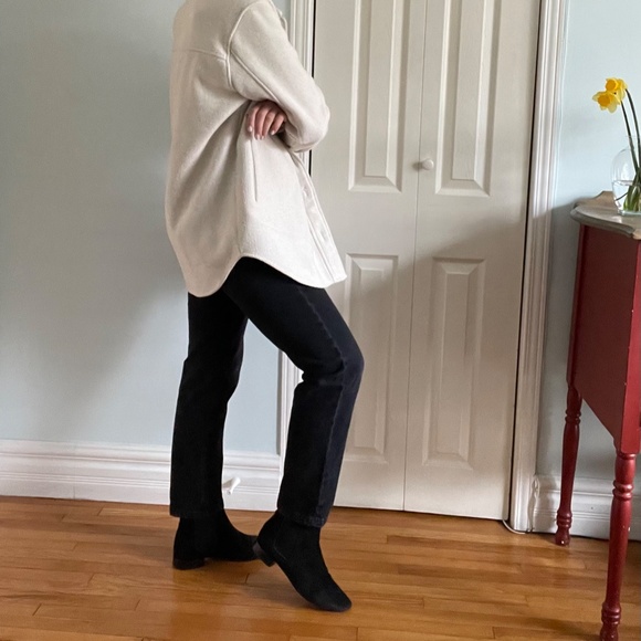 Women's Jeans: Zara Black High Waisted Slim Leg - Picture 9 of 15